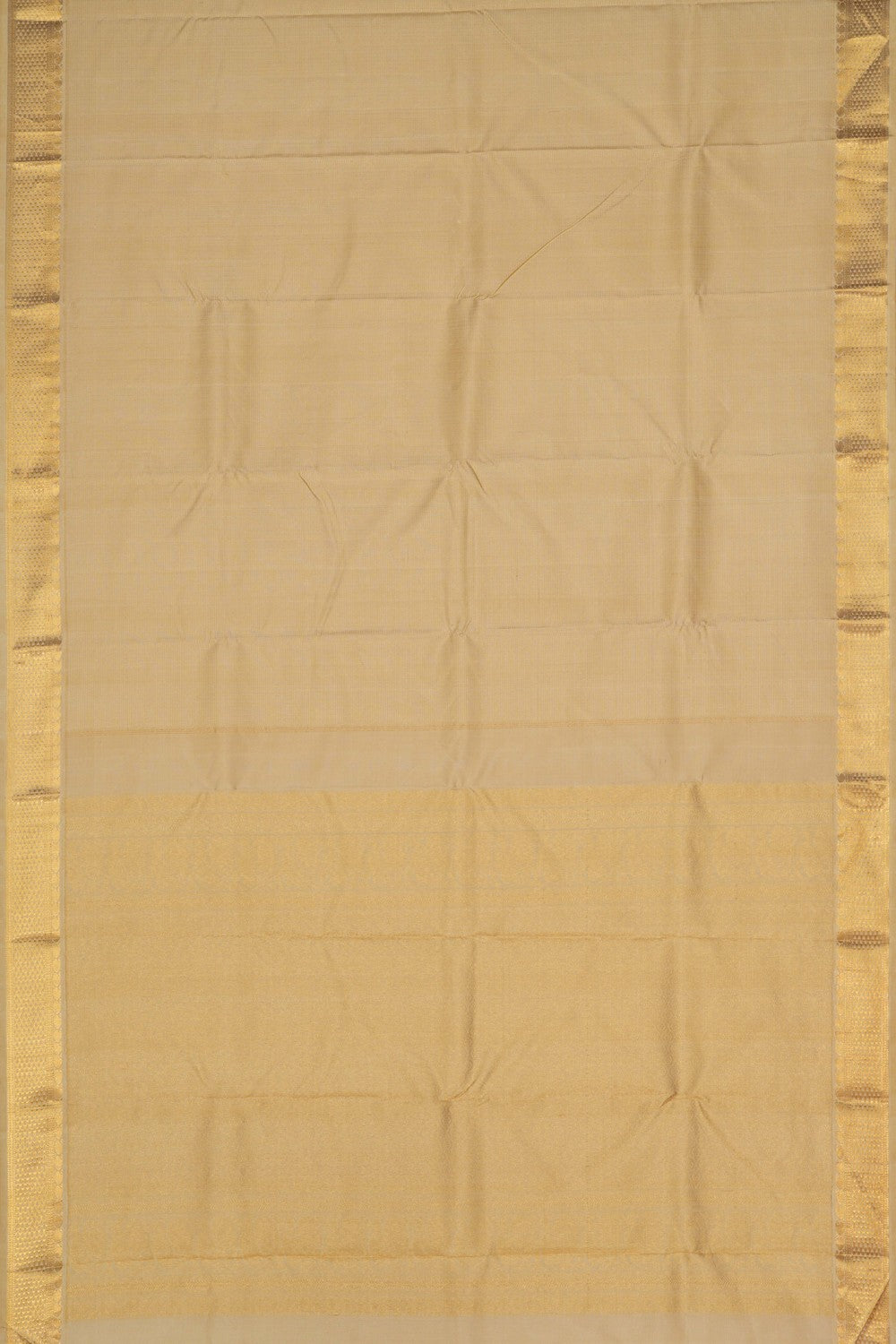 Image of Arani Silk Off-White Saree